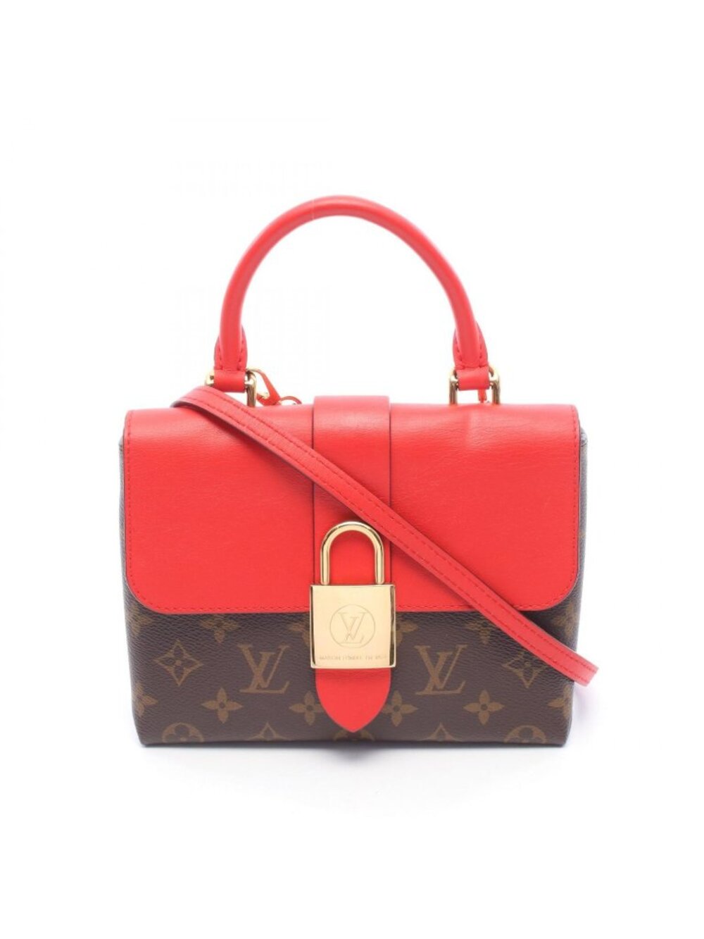 Louis Vuitton Handbag Locky BB Monogram Noir 2-Way Leather